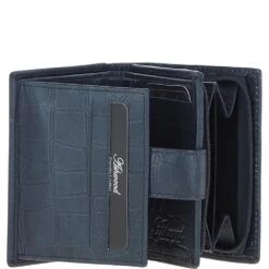 Medium Croc Print Leather Wallet Purse Navy/croc: MC7 -Luxe Style Central medium croc print leather wallet purse navy croc mc7 p6856 25349 image