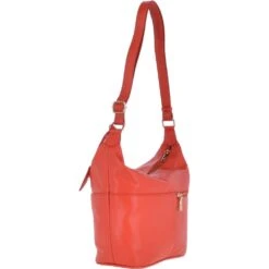 Medium Leather Shoulder Bag Papaya - 62666 -Luxe Style Central medium leather shoulder bag papaya 62666 p3549 15769 image