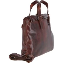 Medium Leather Vintage Laptop Bag Tan: Ralph -Luxe Style Central medium leather vintage laptop bag tan ralph p2935 13037 image