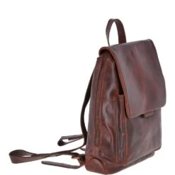 Medium Leather Zip Around Vintage Backpack Tan : Fred -Luxe Style Central medium leather zip around vintage backpack tan fred p2930 13029 image
