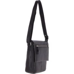 Medium Luxury Leather Travel Bag Black : Ted FB -Luxe Style Central medium luxury leather travel bag black ted fb p3251 14543 image