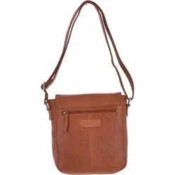 Medium Luxury Leather Travel Bag Tan : Ted FB -Luxe Style Central medium luxury leather travel bag tan ted fb p3252 14538 image