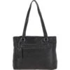 Medium Vintage Leather Handbag Grey: G26 -Luxe Style Central medium vintage leather handbag grey g26 p5324 19382 image