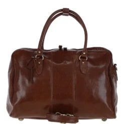 Medium Weekend Leather Holdall Bridge/vt : Harry