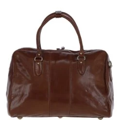 Medium Weekend Leather Holdall Bridge/vt : Harry -Luxe Style Central medium weekend leather holdall bridge vt harry p6468 23609 image