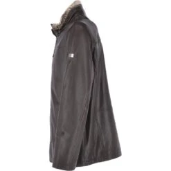 Mens 2-in1 Leather Jacket Brown : Gustavo -Luxe Style Central mens 2 in1 leather jacket brown gustavo p3049 13553 image