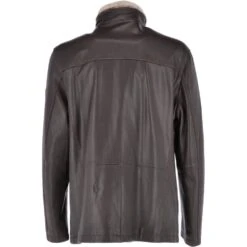 Mens 2-in1 Leather Jacket Brown : Gustavo -Luxe Style Central mens 2 in1 leather jacket brown gustavo p3049 13554 image