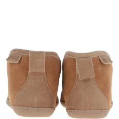 Men's Classic Suede Sheepskin Booties Slippers Tan: Bentley -Luxe Style Central mens classic suede sheepskin booties slippers tan bentley p6581 24061 image