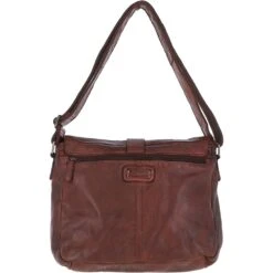 Mens Four Pocket Leather Messenger Bag Brandy : Cyrus -Luxe Style Central mens four pocket leather messenger bag brandy cyrus p6194 22297 image