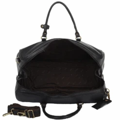 Mens Large Leather Weekend Holdall Brown/tum : Charles -Luxe Style Central mens large leather weekend holdall brown tum charles p917 3958 image