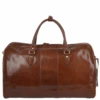 Mens Large Leather Weekend Holdall Chestnut/vt : Charles -Luxe Style Central mens large leather weekend holdall chestnut vt charles p918 3959 image
