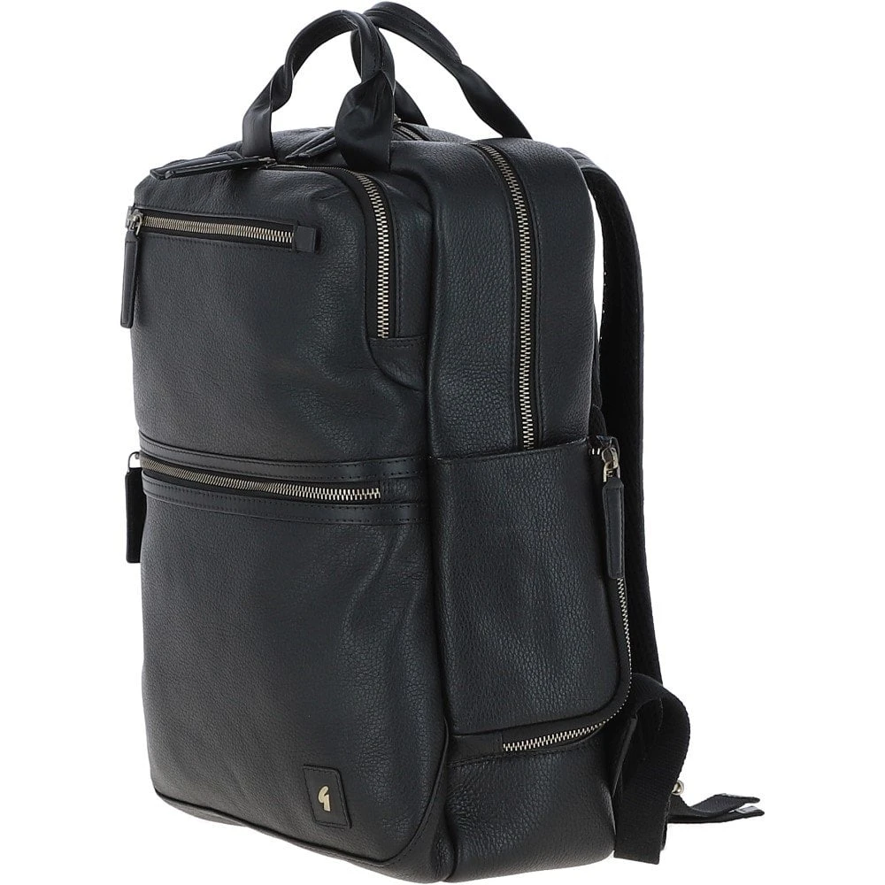 Mens Leather Backpack Black: GB Jordan 4 Mens Leather Backpack Black: GB Jordan - Image 2