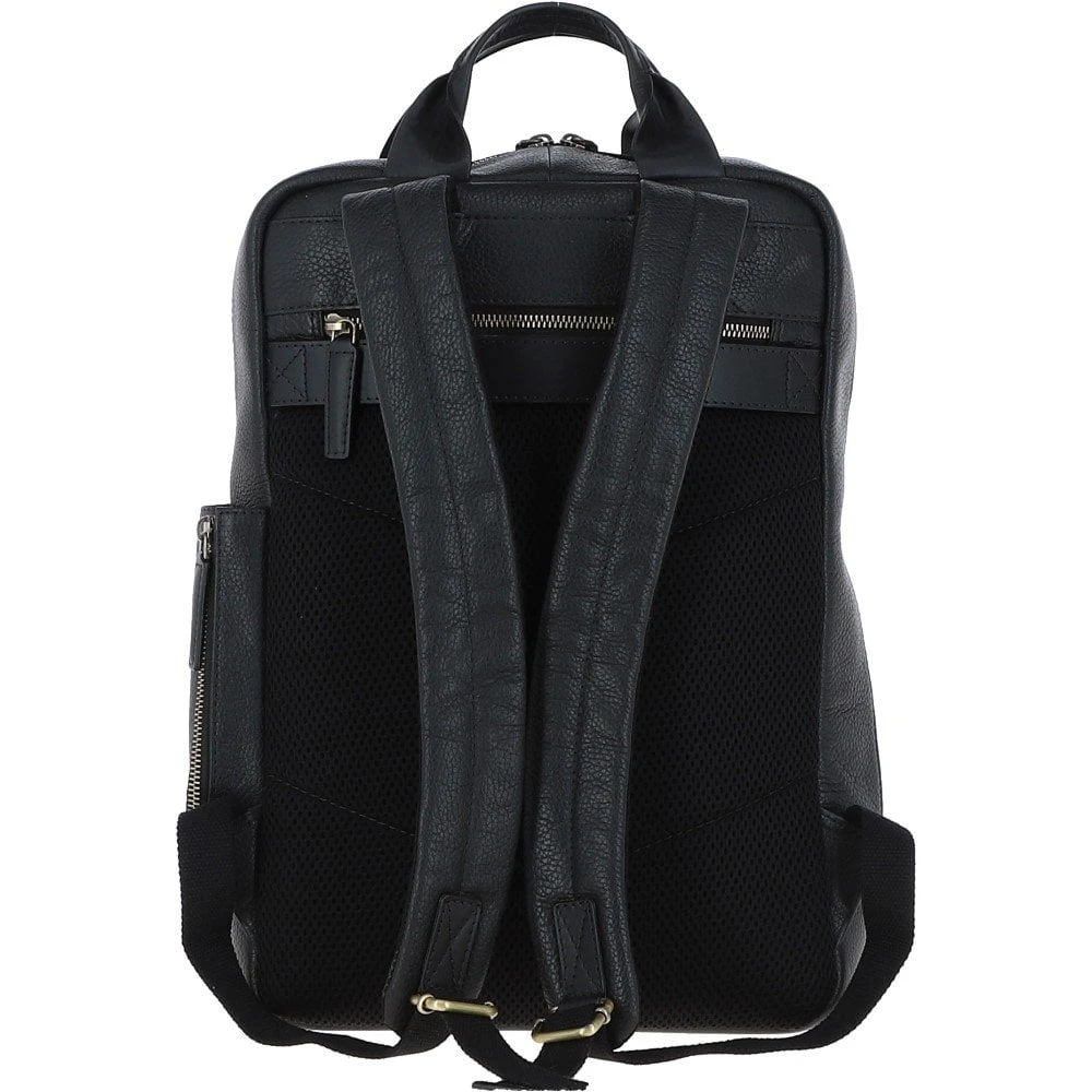 Mens Leather Backpack Black: GB Jordan 5 Mens Leather Backpack Black: GB Jordan - Image 3