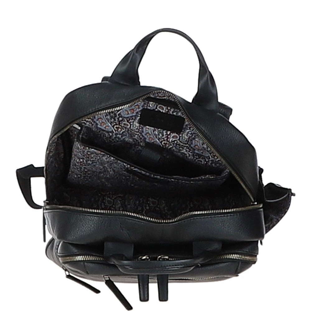 Mens Leather Backpack Black: GB Jordan 8 Mens Leather Backpack Black: GB Jordan - Image 6