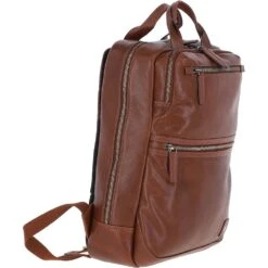 Mens Leather Backpack Chestnut: GB Jordan -Luxe Style Central mens leather backpack chestnut gb jordan p6353 23372 image
