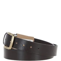 Mens Leather Belt Brown: MB-107 -Luxe Style Central mens leather belt brown mb 107 p5826 20750 image
