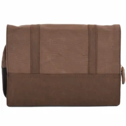 Mens Leather & Canvas Hanging Toiletry Bag Mud/mud : 7010 -Luxe Style Central mens leather canvas hanging toiletry bag mud mud 7010 p591 2384 image