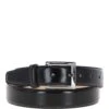 Mens Leather Chino Belt Black: MB-102 -Luxe Style Central mens leather chino belt black mb 102 p5822 20769 image