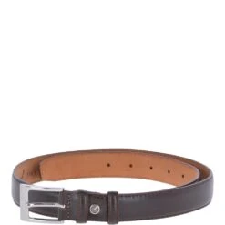 Mens Leather Chino Belt Brown: AB-23