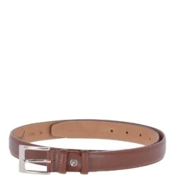 Mens Leather Chino Belt Tan: AB-23