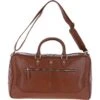 Mens Leather Holdall Weekend Bag Chestnut: Calvin -Luxe Style Central mens leather holdall weekend bag chestnut calvin p6349 23348 image