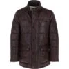 Mens Leather Jacket Oxblood: Mink 1 Mens Leather Jacket Oxblood: Mink -Luxe Style Central mens leather jacket oxblood mink p5283 19093 image