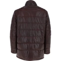 Mens Leather Jacket Oxblood: Mink 8 Mens Leather Jacket Oxblood: Mink -Luxe Style Central mens leather jacket oxblood mink p5283 19095 image
