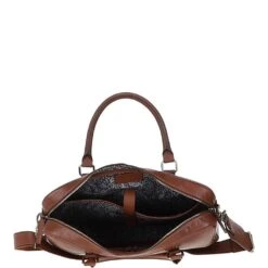 Mens Leather Laptop Messenger Bag Chestnut: Joe -Luxe Style Central mens leather laptop messenger bag chestnut joe p6351 23362 image