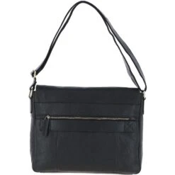 Mens Leather Messenger Bag Black: Blake 9 Mens Leather Messenger Bag Black: Blake -Luxe Style Central mens leather messenger bag black blake p6346 23335 image