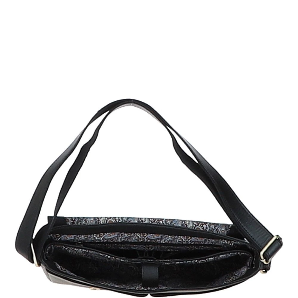 Mens Leather Messenger Bag Black: Blake 7 Mens Leather Messenger Bag Black: Blake - Image 5