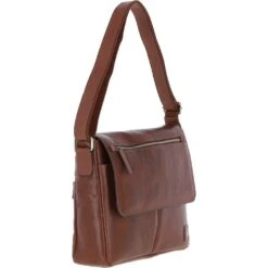 Mens Leather Messenger Bag Chestnut: Blake -Luxe Style Central mens leather messenger bag chestnut blake p6347 23341 image