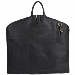 Mens Leather Suit Carrier Brown : Harper