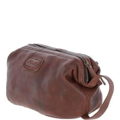 Mens Leather Wash Bag Brandy : Duff -Luxe Style Central mens leather wash bag brandy duff p6197 22265 image