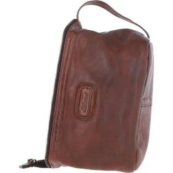Mens Leather Wash Bag Brandy : Duff -Luxe Style Central mens leather wash bag brandy duff p6197 22266 image