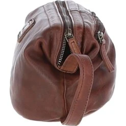 Mens Leather Wash Bag Brandy : Duff -Luxe Style Central mens leather wash bag brandy duff p6197 22267 image