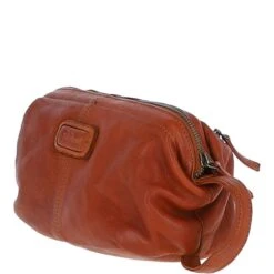 Mens Leather Wash Bag Tan : Duff -Luxe Style Central mens leather wash bag tan duff p6181 22197 image