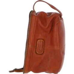 Mens Leather Wash Bag Tan : Duff -Luxe Style Central mens leather wash bag tan duff p6181 22198 image