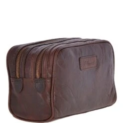Mens Leather Washbag Brandy : G-37 9 Mens Leather Washbag Brandy : G-37 -Luxe Style Central mens leather washbag brandy g 37 p3821 16489 image