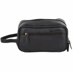 Mens Leather Washbag Brown/tum : 2080 -Luxe Style Central mens leather washbag brown tum 2080 p585 2350 image