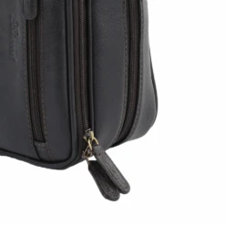 Mens Leather Washbag Brown/tum : 2080 -Luxe Style Central mens leather washbag brown tum 2080 p585 2351 image