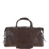 Men's Luxury Leather Weekend Holdall Brown: Austin -Luxe Style Central mens luxury leather weekend holdall brown austin p6961 25795 image