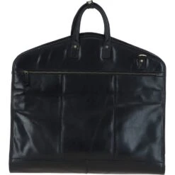 Mens Michigan Leather Suit Carrier Black: 8145 -Luxe Style Central mens michigan leather suit carrier black 8145 p7179 26446 image