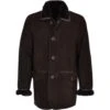 Mens Sheepskin Coat Brown/snu : Richmond -Luxe Style Central mens sheepskin coat brown snu richmond p3227 14177 image