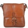 Mens Small Leather Flight Side Bag Chestnut/vt : Murphy -Luxe Style Central mens small leather flight side bag chestnut vt murphy p668 2707 image