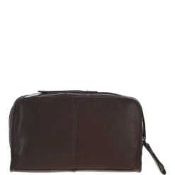 Mens Waxy Leather Washbag Brown: W-77 8 Mens Waxy Leather Washbag Brown: W-77 -Luxe Style Central mens waxy leather washbag brown w 77 p5512 19913 image