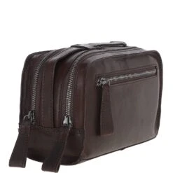 Mens Waxy Leather Washbag Brown: W-77 9 Mens Waxy Leather Washbag Brown: W-77 -Luxe Style Central mens waxy leather washbag brown w 77 p5512 19914 image