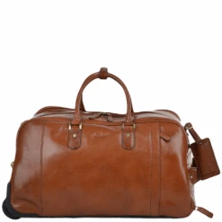 Mens Weekend Leather Travel Holdall Chestnut/vt : Albert -Luxe Style Central mens weekend leather travel holdall chestnut vt albert p628 2549 image