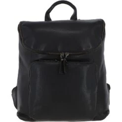 Michigan Leather Backpack Black : M-51