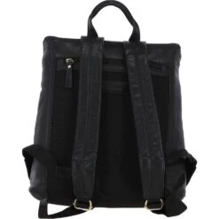 Michigan Leather Backpack Black : M-51 -Luxe Style Central michigan leather backpack black m 51 p3971 17072 image