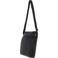 Michigan Leather Body Bag Black : M-52 -Luxe Style Central michigan leather body bag black m 52 p3973 17151 image